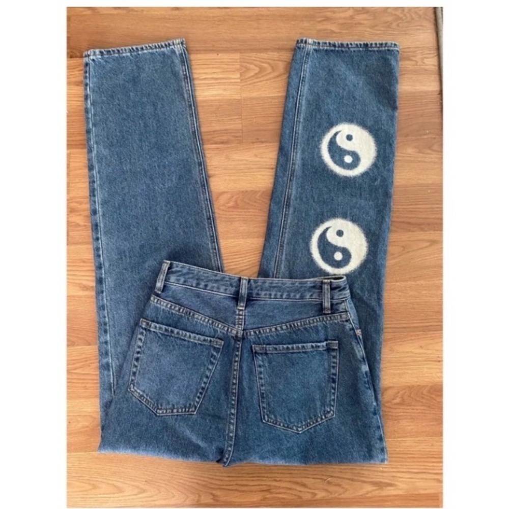 PACSUN 90’s Boyfriend Yin Yang Jeans - Picture 6 of 8